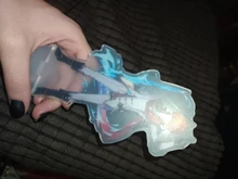 Genshin-Juego de mesa con base para disfraz de personaje, modelo de placa con base, modelo de figura de acrílico, ventiladores para decoración, regalo, Zhongli Mona Xinyan