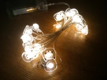 Led-String-Lamp Party-Supplies Christmas-Decoration Led-Fairy-Lights Battery-Operated