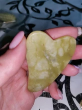 Rodillo de Jade para masaje Facial, masajeador verde de piedra Natural, levantamiento de cuello y cara, herramientas de cuidado de la piel, 2 uds.
