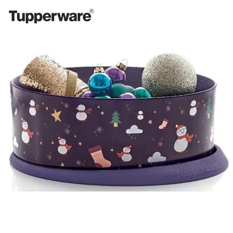 Контейнер В одно касание Снеговик(2,4 л) tupperware