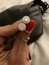 Pendientes de plata S925 con Circonia cúbica para mujer, joyería fina para novias, joyería de compromiso romántica para boda, Brincos, envío directo, CCE032