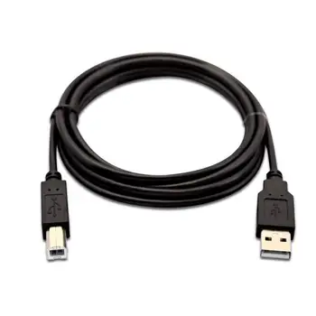 

Cable USB A to USB B 2M Black 2.0 USB A (M) to USB B (M) 2M