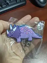 Portatarjetas retráctil de dinosaurio de gran tamaño, carrete de insignia, exposición de Enfermera, Tarjeta De Nombre, pecho, Hospital, tarjeta de uso médico