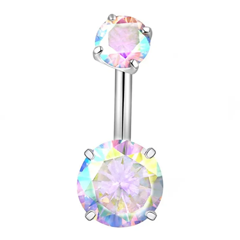 Piercing Jewelry Body Piercing Jewelry 1/2Piece Crystal Belly Button Piercing