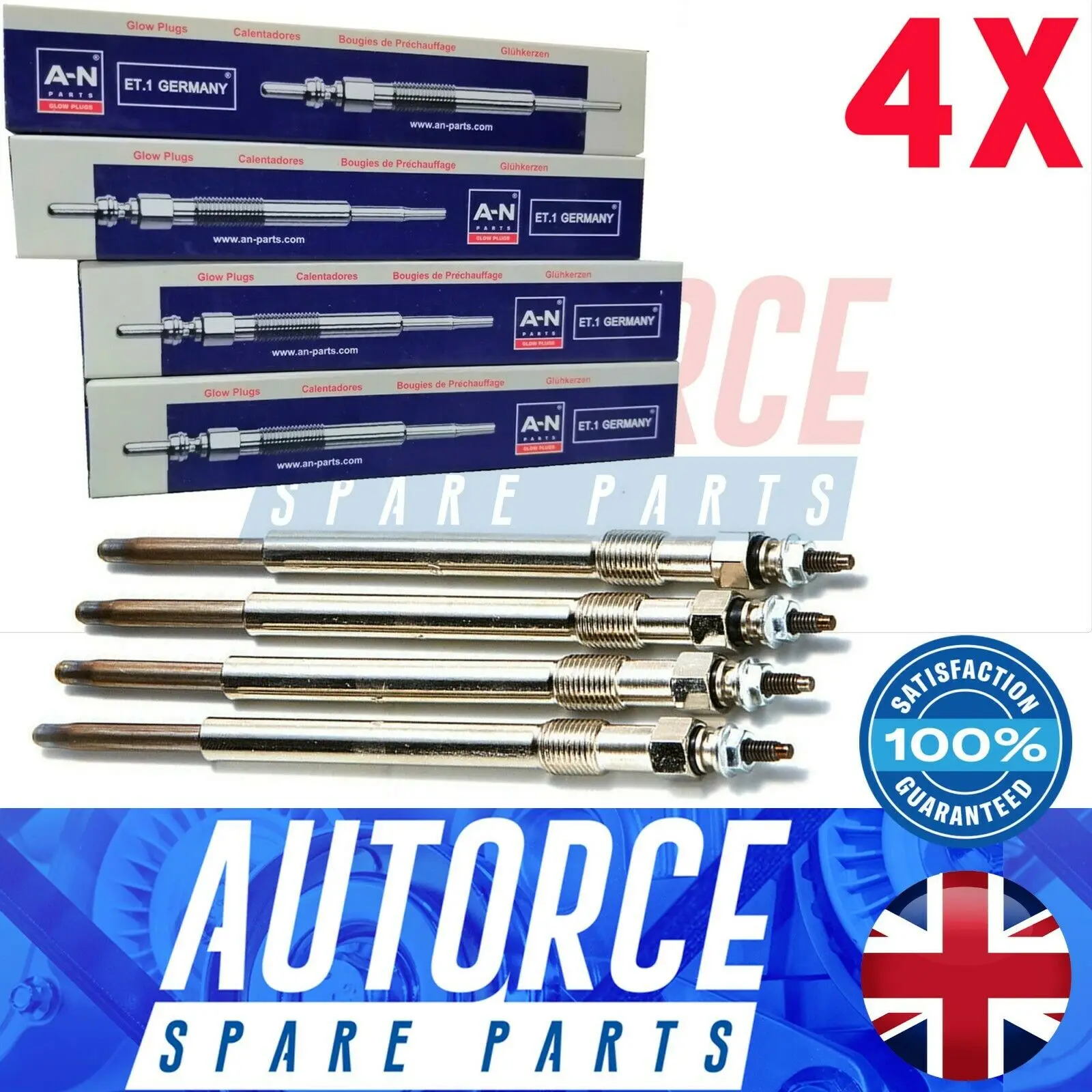 

4X FOR PEUGEOT 207 208 301 308 407 508 2008 3008 4008 5008 RCZ FOR HEATER GLOW PLUGS 96 865 043 80 , K9683195280 , 9683195280