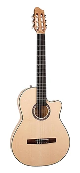 

042647 arena flame Maple Crescent II electro acoustic classical guitar