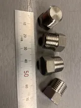 1/8 1/4 3/8 1/2 3/4 1 1-1/4 1-1/2 2 BSP NPT Male 304 Stainless Steel Countersunk