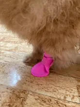 Zapatos para mascota de perro de lluvia, 4 unidades/lote S/M/L, botines de goma antideslizantes, impermeables, para perros y gatos