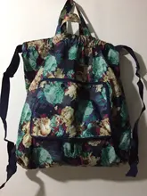 Mochila multifuncional con estampado de ocio para mujer, bolso de hombro de nailon resistente al agua, mochila de viaje de gran capacidad para compras