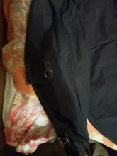 Las mujeres pantalones de carga 2021 pantalones Harem moda Punk bolsillos pantalón Jogger con cadena Harajuku elásticos alta cintura moda de calle