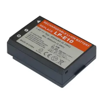 

850mAh Li-ion battery, lithium Ion battery, camera, black, LP-E10, Canon 1100D