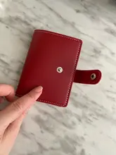 Tarjetero delgado de cuero PU para mujer, 26 tarjetas, tarjetero, monedero