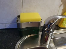 Soap-Pump-Dispenser Liquid-Dispenser-Container Soap-Organizer Sponge-Holder Kitchen-Cleaner-Tools