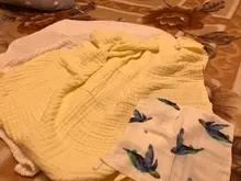 Manta de muselina de algodón para bebé recién Nacido, recién Nacido