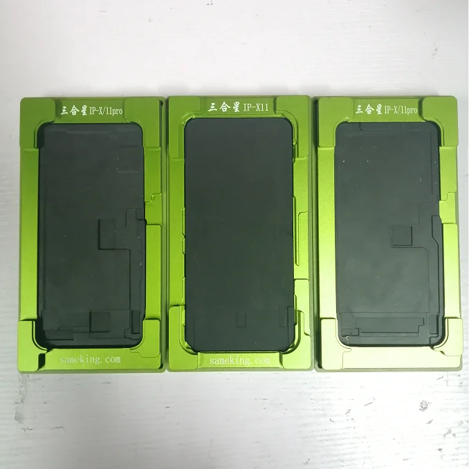 Sameking 2 в 1 ламинированная форма для iphone xs max выравнивание ламинирование x/xs