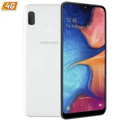 Samsung galaxy a20e белый мобильный телефон-5,8 '/14,7 см-cam (13 + 5)mp/8mp - oc (1,6 ГГц + 1,35 ГГц)-32 ГБ-пикселей, 3 Гб оперативной памяти-android-