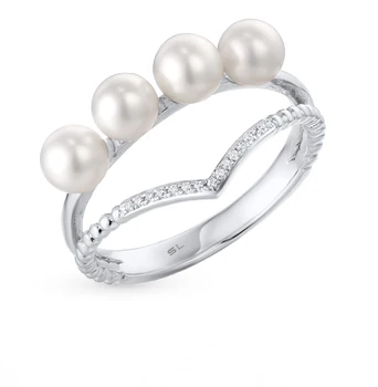 

Gold ring with diamonds sunlight sample 585