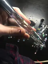 FLD-Maquillaje de cristal, cepillos de base de polvo, sombra de ojos, cejas, cosméticos, ventilador, juego de Brochas de Maquillaje