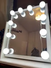 Light-Bulb Mirror Vanity-Lights Wall-Lamp Dressing Makeup Dimmable Hollywood USB 5V 2/6/10/14pcs