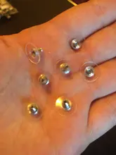 Lote de pendientes de goma para hacer joyas, 100 unidades