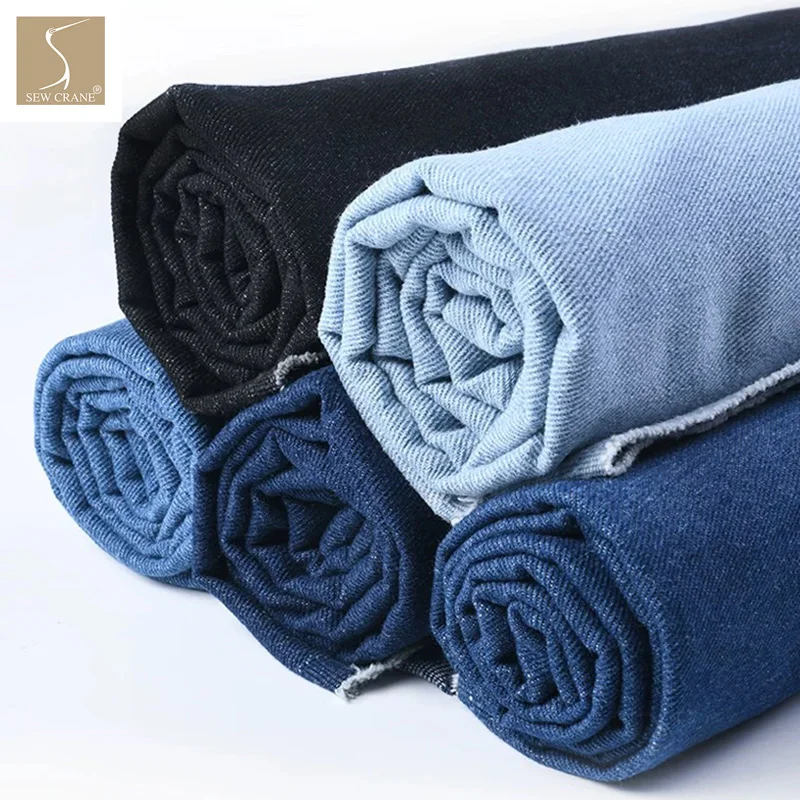 Индиго натуральный полосатый хлопок деним темно синий Простой Легкий вес джинсовая ткань черный прочный саржевый Хлопок Деним
