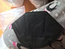 Mascarilla FFP2 de 5 capas, máscara CE FPP2, FPP2, reutilizable, color blanco y negro, certificado fpp2, 100 Uds.