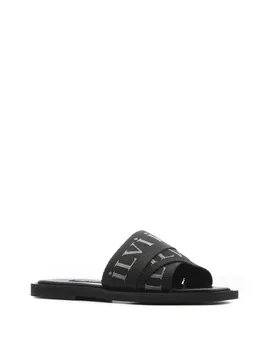 

ILVi-Genuine Leather Handmade Andhra Women's Slipper Black Leather Women Shoes 2020