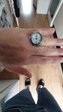 Anillo de cuarzo elástico para hombre y mujer, relojes para el dedo anillos joyas regalos XRQ88
