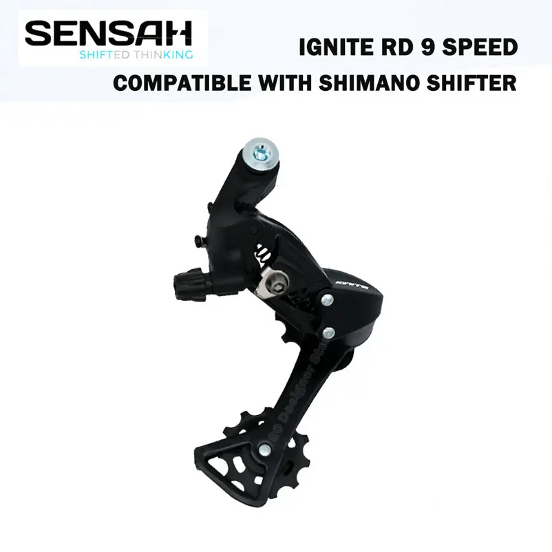 Sensah Ignite Road Bicycle Rear Derailleur Middle Cage 9 Speed Black
