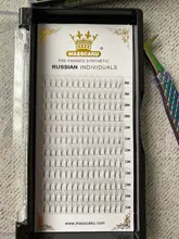 MASSCAKU-pestañas de visón falso, extensiones de pestañas profesionales prefabricadas, anchas, 3d/4d/5d/6d/10d/20d, volumen ruso