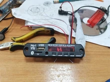 Kebidu-receptor Bluetooth para coche, placa decodificadora de reproductor MP3, pantalla a Color, Radio FM, TF, USB, 3,5 Mm, Audio AUX para Iphone XS