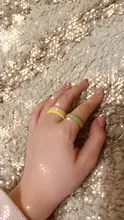 HUANZHI-Conjunto de anillos redondos de resina acrílica para mujer, colorido, Diamante de imitación cuadrado geométrico, regalo de viaje, 2021