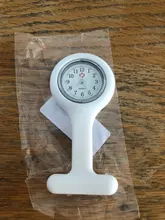 31 # bolsillo de moda relojes de silicona enfermera trabajo reloj broche túnica Fob reloj con batería libre de Карманные Больница bolsillo reloj