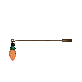 

Brooch on lapel carrot 51469 (orange, needle, jewelery alloy)