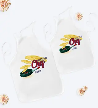 

Personalized Dual Father Son Kitchen Apron Set-2