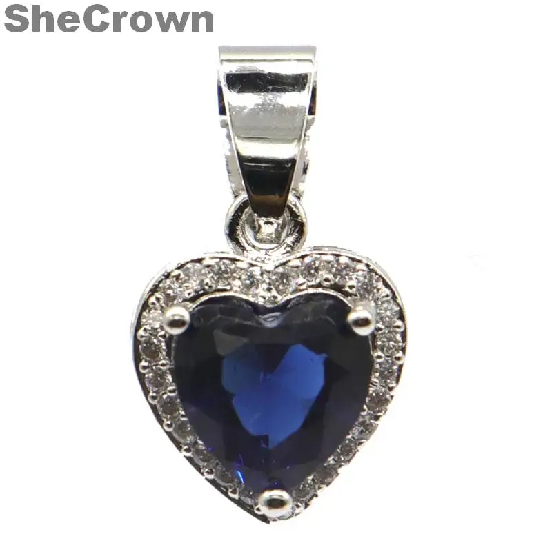 

Gorgeos Rich Blue Aquamarine Cross Ladies Wedding 925 Silver Pendant 54x38mm