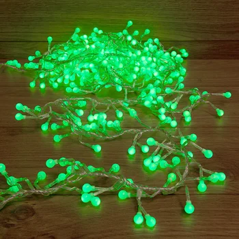 

Гирлянда Neon-Night "Мишура LED" 6 м прозрачный ПВХ, 576 диодов, зеленый