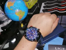 LIGE-reloj analógico de cuarzo para hombre, nuevo accesorio de pulsera resistente al agua con cronógrafo, complemento Masculino deportivo de marca de lujo con diseño moderno disponible en color azul, 2021
