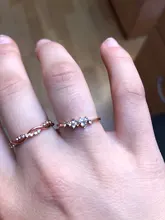Anillo para mujeres de moda, joyería para el dedo, Color oro rosa/plata/oro, diamantes de imitación, Ópalo de cristal, tamaño 6/7/8/9, gran oferta