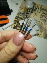 Fresas de diamante para manicura, brocas rotativas para pedicura eléctrica, equipo para quitar cutículas, 1 ud.