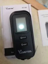 VDIAGTOOL VC100 VC200 coche medidor de espesor Medidor para la pintura del coche medidor de luz de fondo con LCD de espesor de revestimiento de coches de Fe/nFe