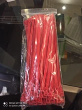 Releasable-Cable-Ties Plastics Colored Nylon Reusable 100pcs Loop-Wrap 200mm Rohs-Approved