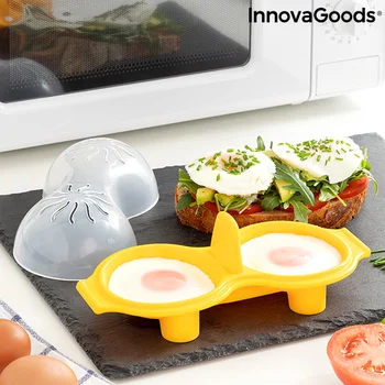 

Silicone double egg cooker Oovi InnovaGoods