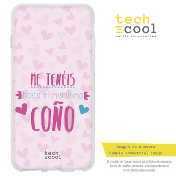 

FunnyTech®Silicone Case for Xiaomi Mi A3 l phrase punk pink background