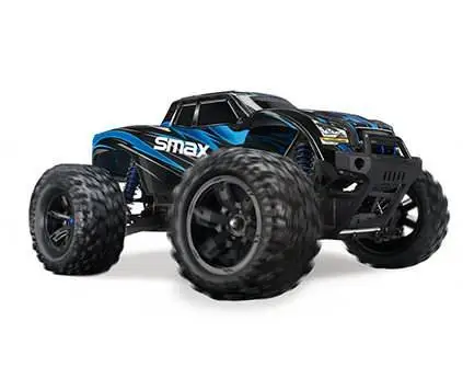 Радиоуправляемая машина Remo Hobby Smax 1:16 4WD RH1631 монстр на пульте с влагозащитой электроники - Цвет: Blue
