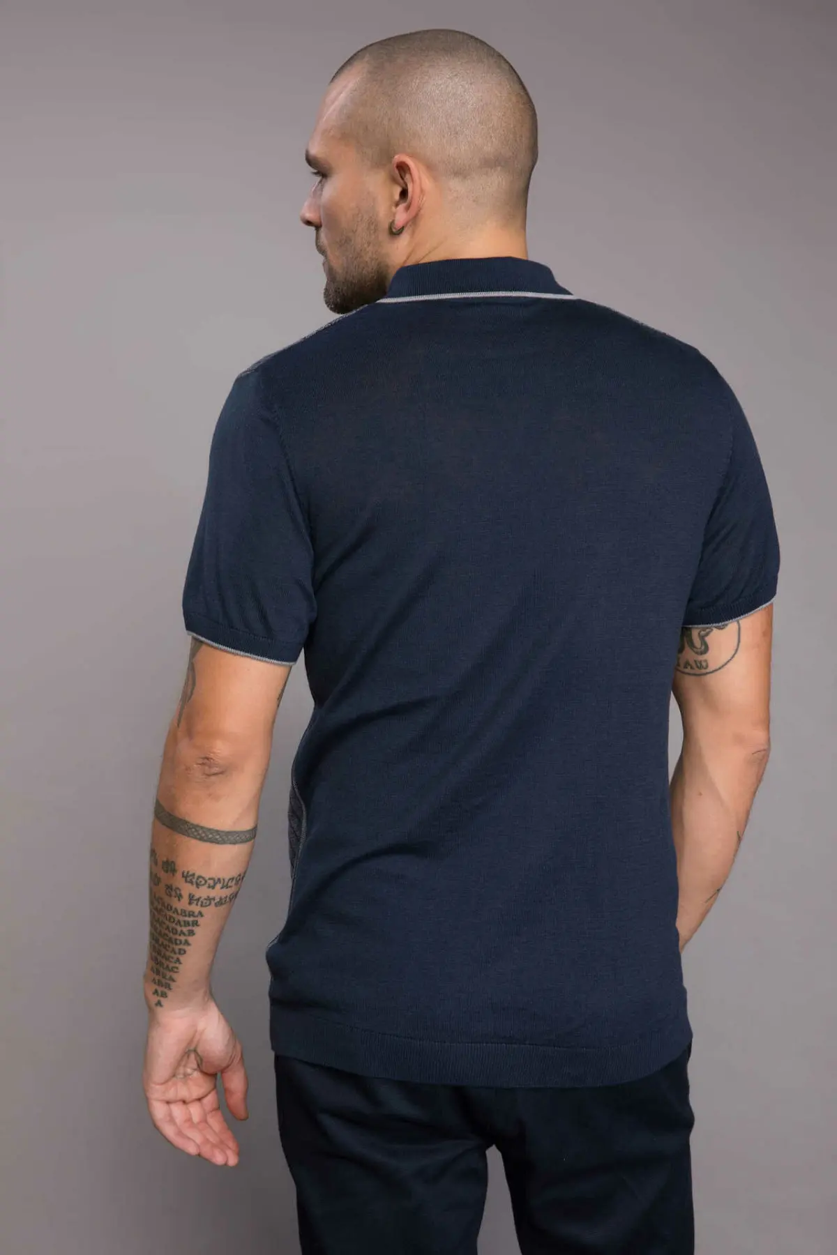 Дефакто Slim Fit Smart casual Polo мужские летние футболки темного цвета с коротким рукавом мужские Shirt-I3645AZ18SP