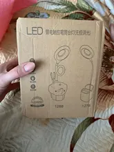 Pen-Holder Desk-Lamp Book Read-Light Dimming Bedside Home-Decor Pink Eye-Protect Touch