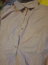 White Blouse Official-Tops Green Shirt Spring-Pocket Oversized Blusas Long-Sleeve Lizkova