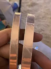 DONGSENFA 20 metros de un solo lado cinta de lámina de cobre conductora de EMI adhesiva escudo de calor resistir cinta 5mm 6mm 8mm 10mm