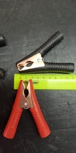 2Pcs Red+Black Car Alligator Clips Battery Clamps Crocodile Clip 100A Aligator Clips